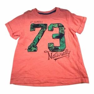 Cherokee Coral Tee with Green 73 Design